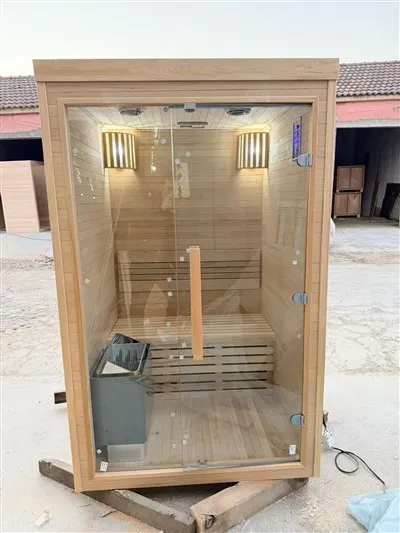 Hemlock Double Indoor Electric Stove Wet Steam Sauna Room