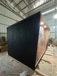 Custom Size Sauna With Changing Room Combo Room Red Cedar Any Layout Design OEM Manufacturer